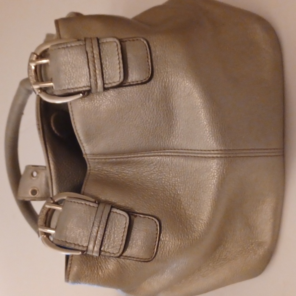 Tignanello silver bag Adjustable handles leather vintage